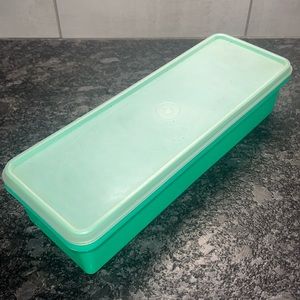 Vintage Tupperware Celery/veggie storage container. Like new. Exc cond 14x6x4.5